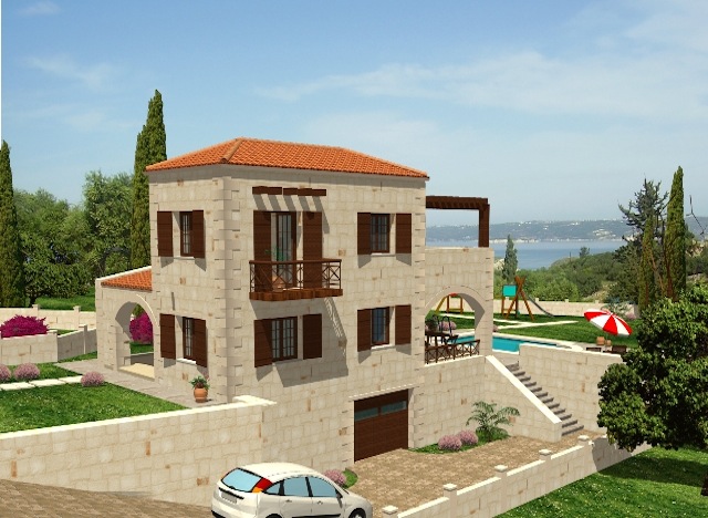 ΠΕΤΡΙΝΗ ΟΙΚΙΑ ΣΑΡΩΝΙΔΑ